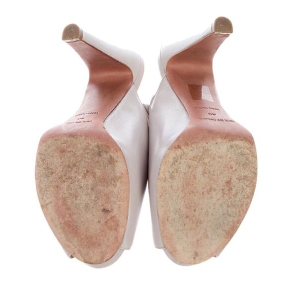 See by Chloe Lavender Peep Toe Heels 40 - Picture 5 of 7